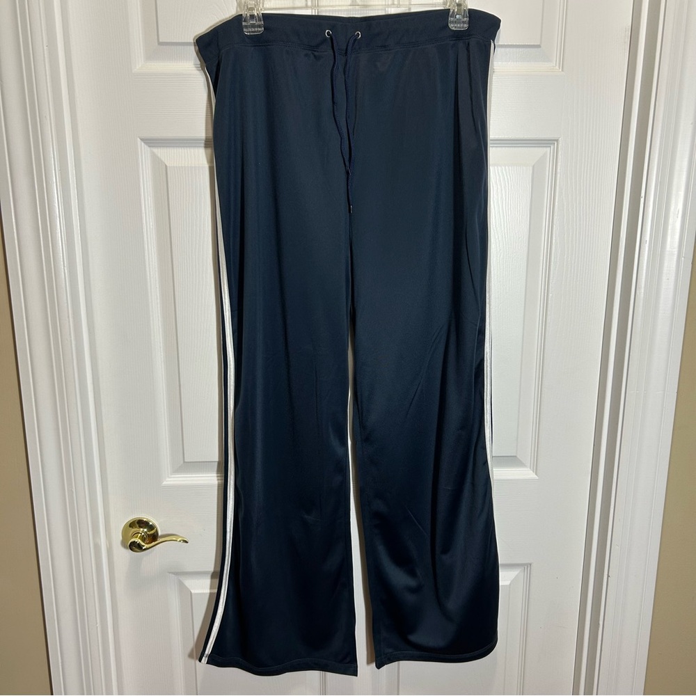 Jay Day Navy Track Pants with White Accent